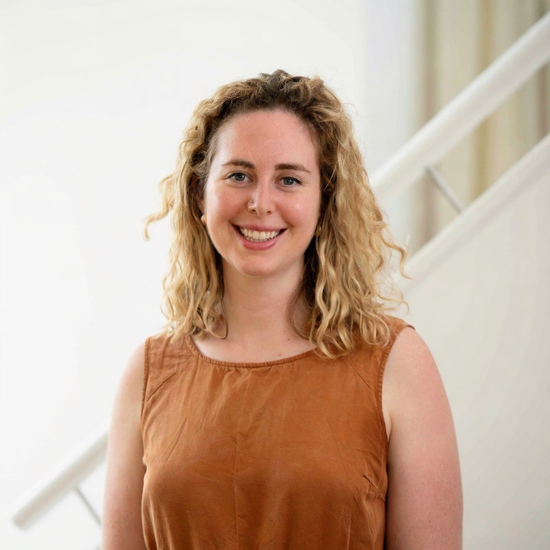Alexandra, Head of Policy at Eticas.ai, at work